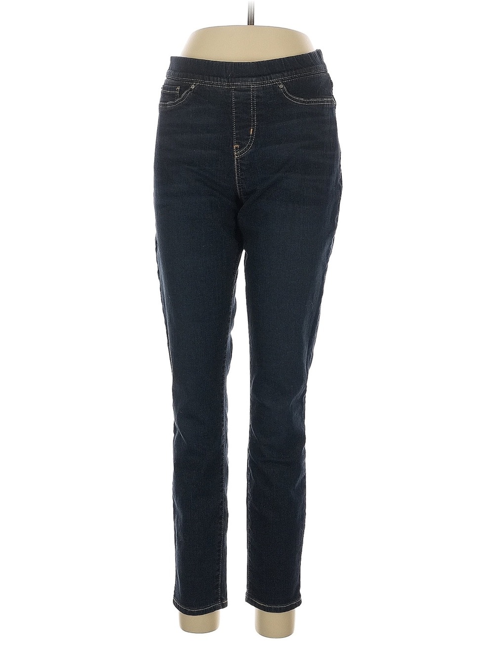 Signature by Levi Strauss size 10 Dark Blue Skinny Pull-On Jeans